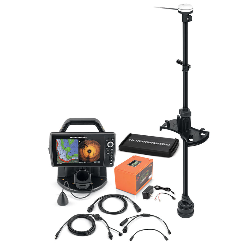 Load image into Gallery viewer, Humminbird ICE HELIX 9 MSI+ GPS G4N MEGA 360 Bundle [411790-1]
