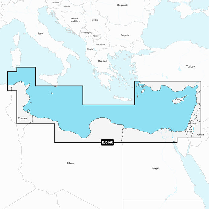 Garmin Navionics+ NSEU016R - Mediterranean Sea, Southeast - Marine Chart [010-C1241-20]